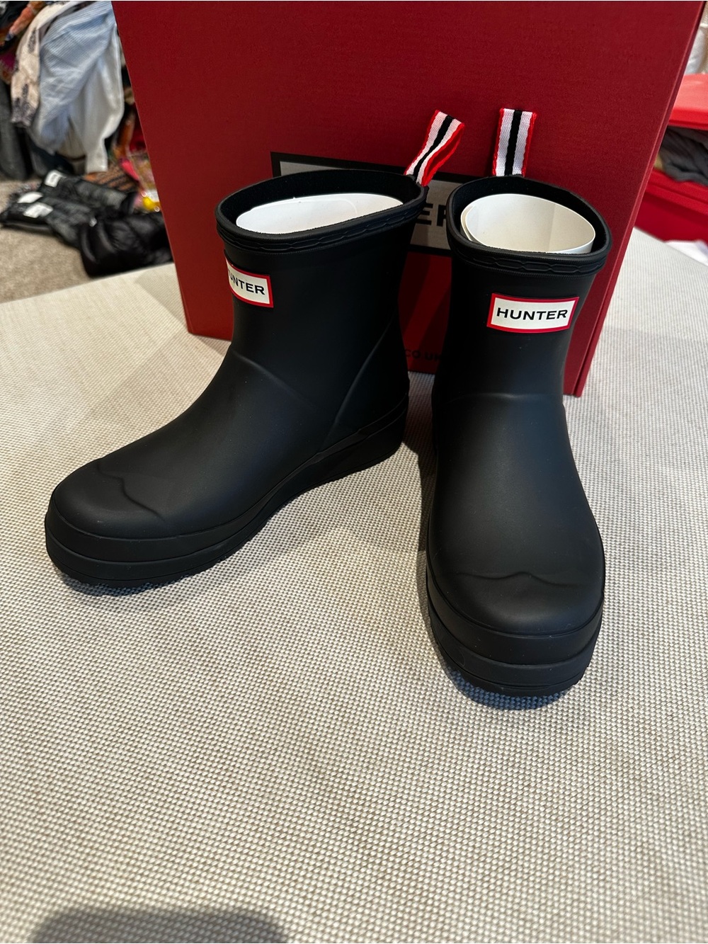 HUNTER size 7 Women's Play Short Rain Boot NEW! RARE! $139